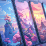รวมภาพตัวอย่างเกมมือถือกราฟิกสวยบนหน้าจอมือถือ เช่น Sky, Alto's Odyssey, Life in Adventure และอื่นๆ บรรยากาศแฟนตาซีและภาพนุ่มนวล