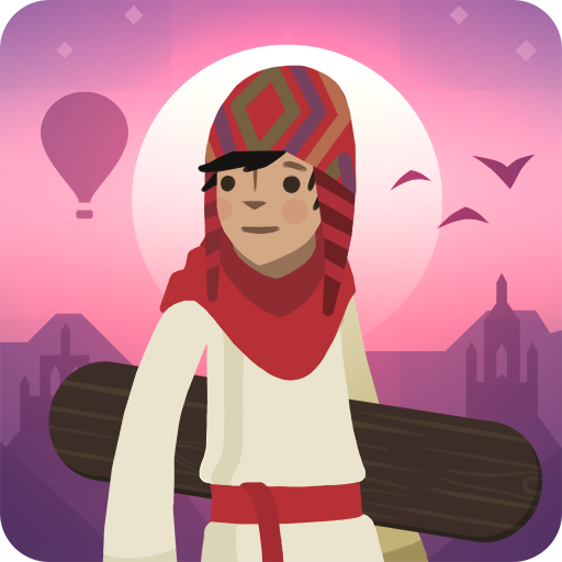 ภาพจากเกม Alto's Odyssey แสดงตัวละครวิ่งกลางทะเลทราย สื่อถึงเกมผจญภัยภาพสวยที่เล่นได้โดยไม่ต้องใช้เน็ต