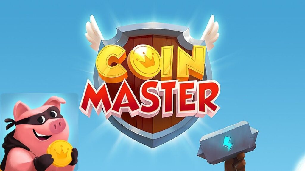 วงล้อหมุนและบ้านในเกม Coin Master