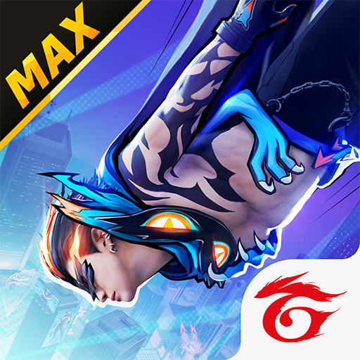 ภาพจากเกม Free Fire MAX แสดงตัวละครและฉากแอคชั่น พร้อมกิจกรรมแจกสกินและกล่องของรางวัล