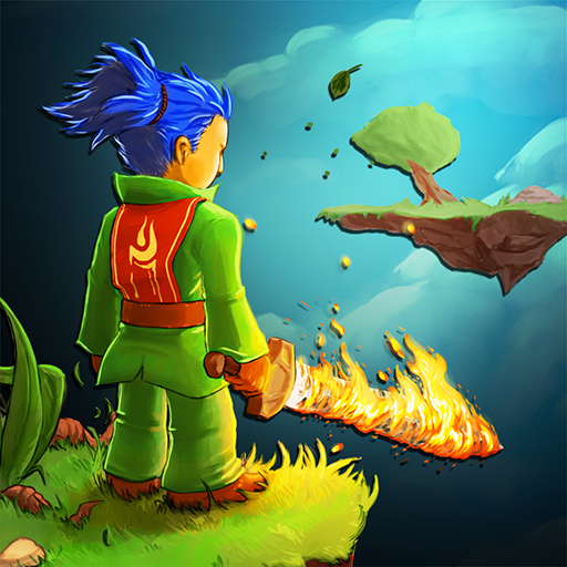 ภาพเกม Swordigo แสดงตัวละครต่อสู้ในฉากแฟนตาซีแบบ 2.5 มิติ